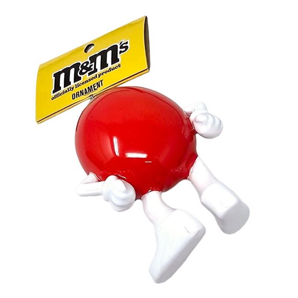 M&Ms Red Man Candy Collectible Christmas Ornament by Ruz - Picture 5 of 6
